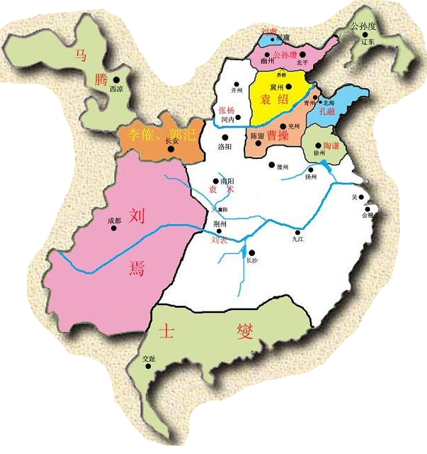 三国192年地图